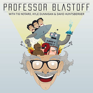 Poster for the comic podcast “Professor Blastoff.”