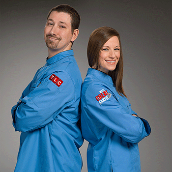 Al Baker and Lia Weber make up Team Blue on “The Next Great Baker.” (Provided photo)