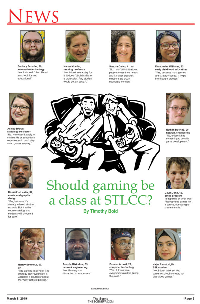 Should gaming be  a class at STLCC?