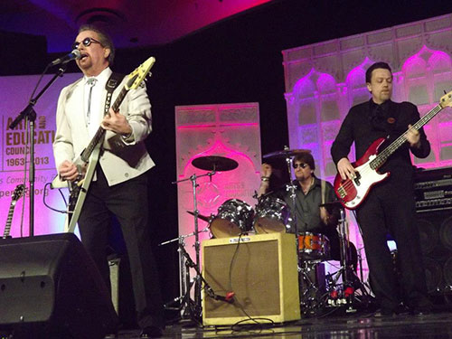 Billy Peek, left, and his band perform a tribute to Chuck Berry. (Photo by Michelle McIntosh)