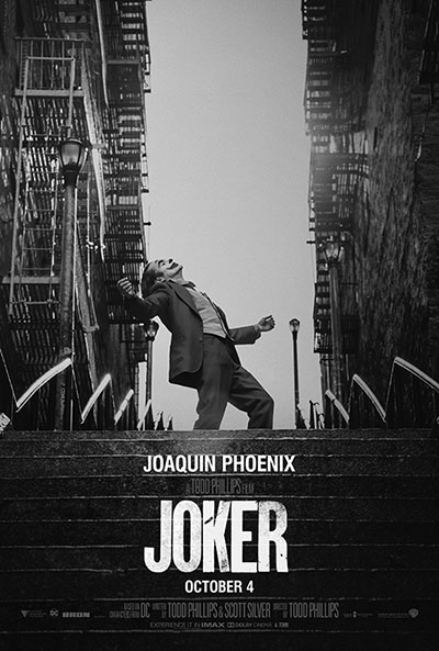 A poster from the Warner Bros. Studio movie “Joker.”