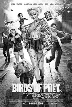 Poster for “Birds of Prey,” before the movie’s title was tweaked.